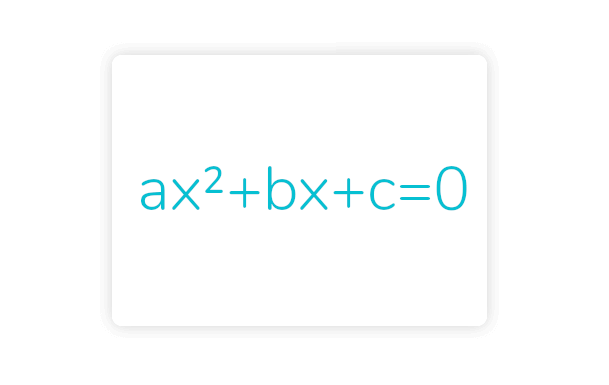Rekenmachine voor kwadratische vergelijkingen